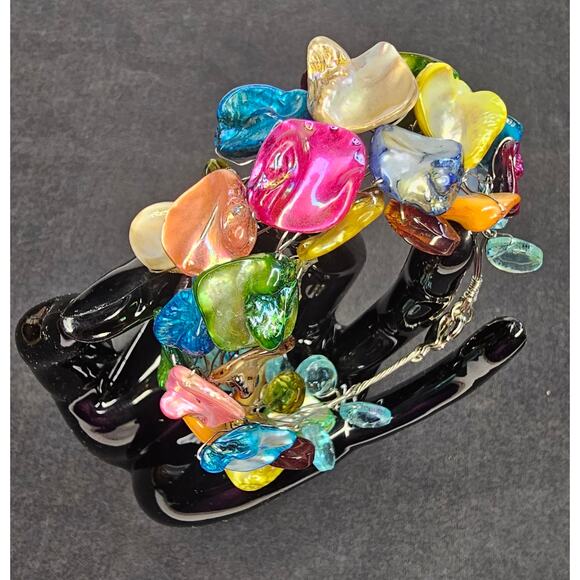 Southwest Triple Strand NECKLACE BRACELET Baroque Gemstone Vintage JEWELRY GIFT - Picture 4 of 7